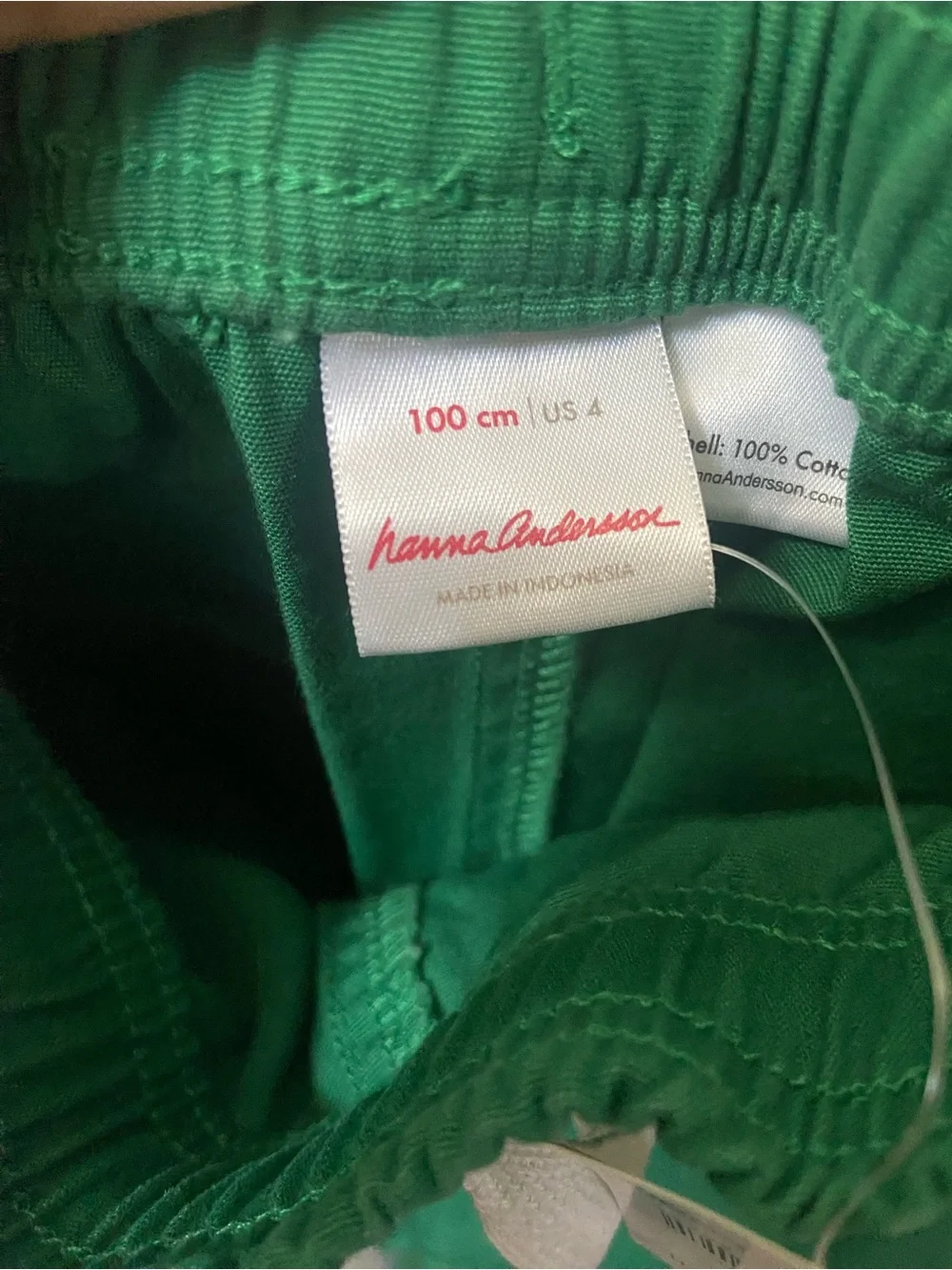Hanna Andersson Bright Green Kids Shorts